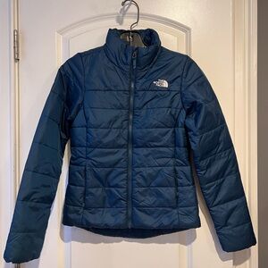 The North Face Navy Quilted Jacket
